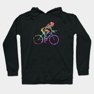 Female cyclist Hoodie